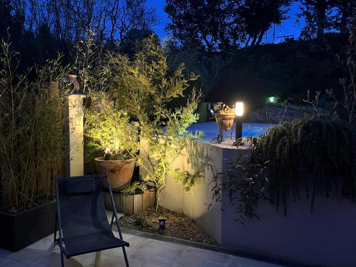 La Suite De Charme Du Mas De La Fontaine De Jonquier Avec Spa Privatif Séguret 外观 照片
