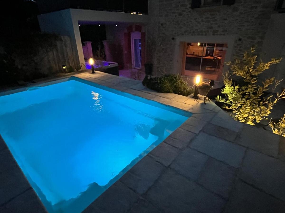 La Suite De Charme Du Mas De La Fontaine De Jonquier Avec Spa Privatif Séguret 外观 照片